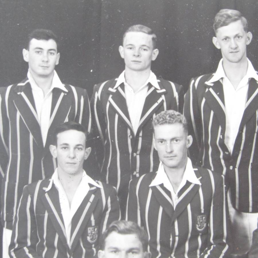 Stellenbosch University 1953/54 First Cricket team photo with names