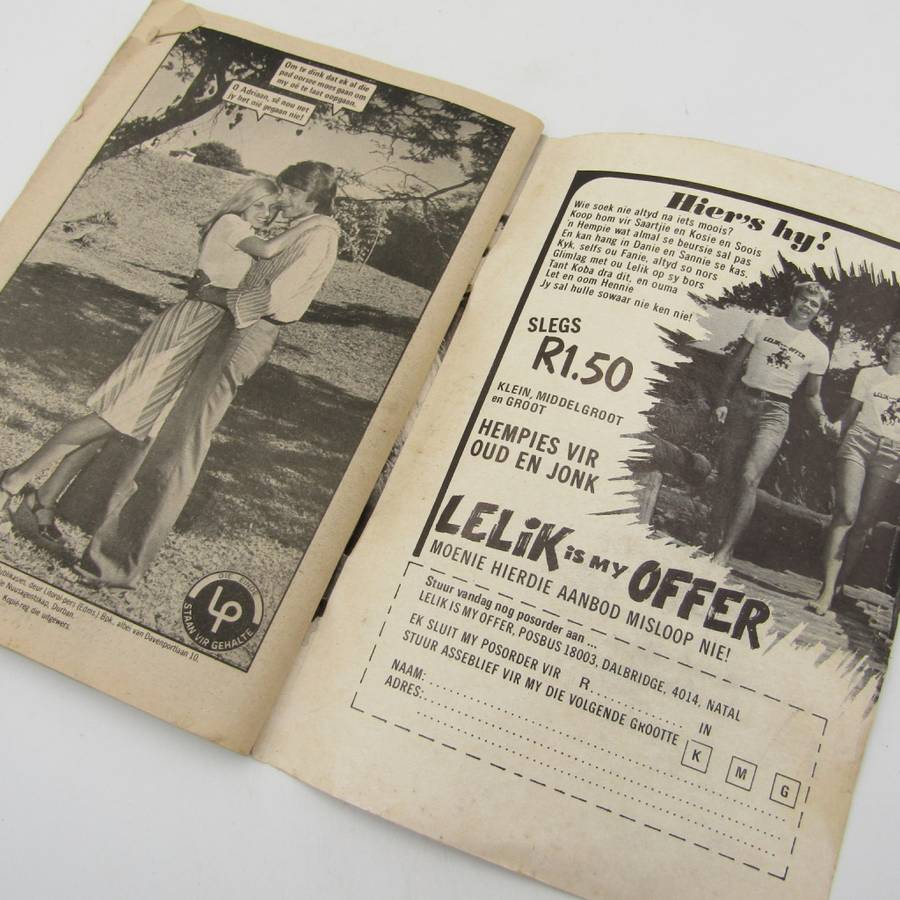 Lief en Leed no 69 Afrikaans photo comic book