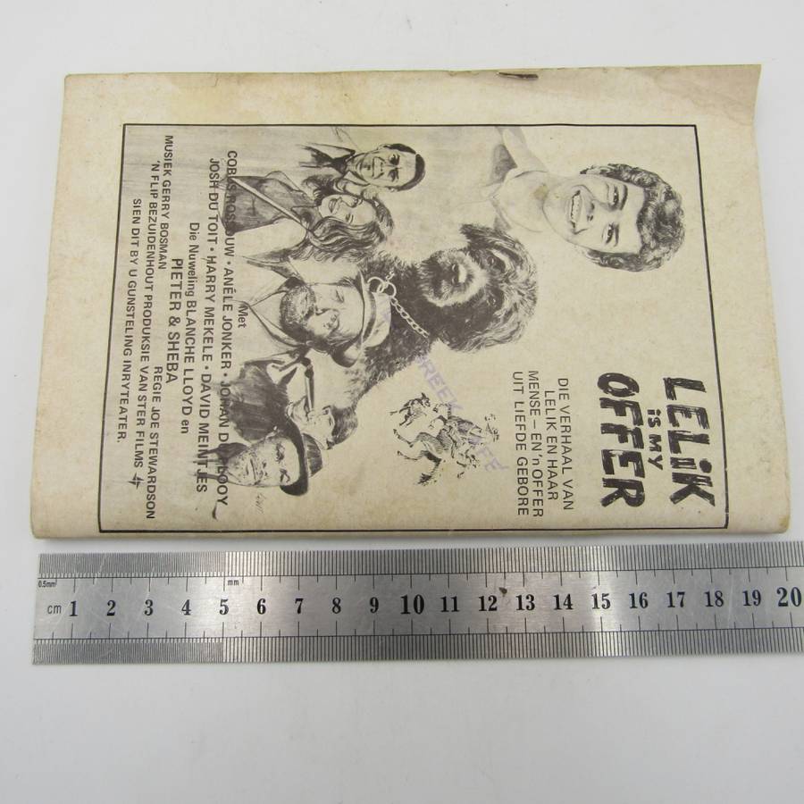 Lief en Leed no 69 Afrikaans photo comic book