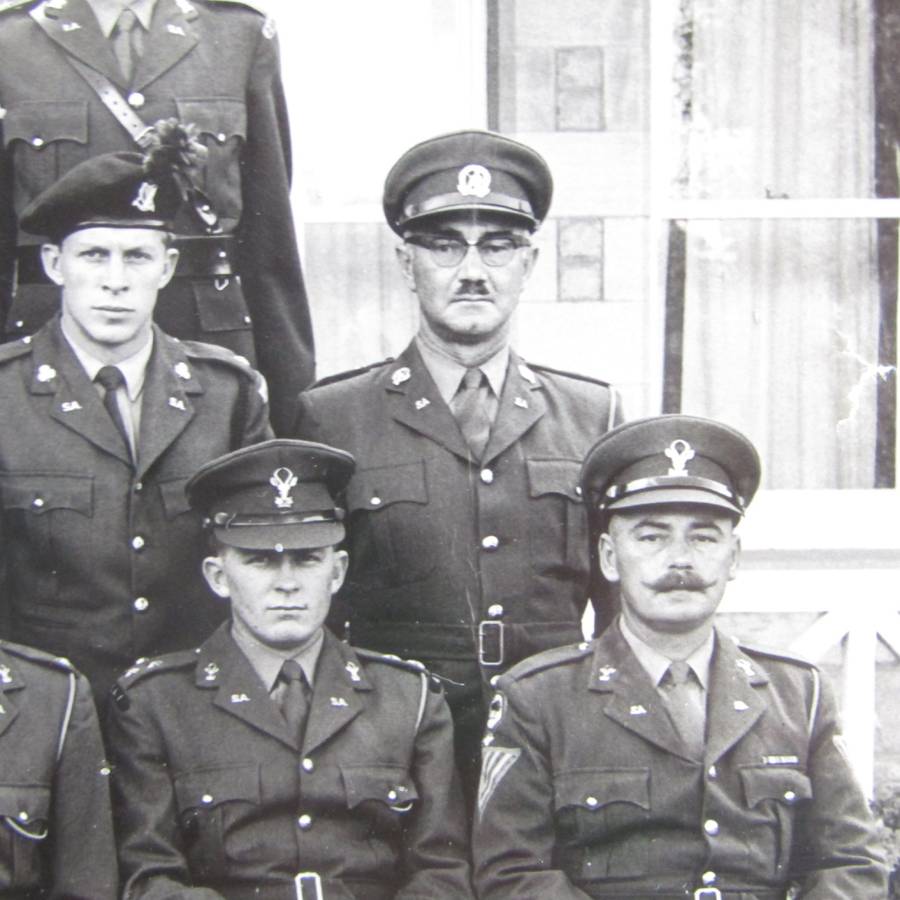 SADF Military college 1965 Officers photo with names