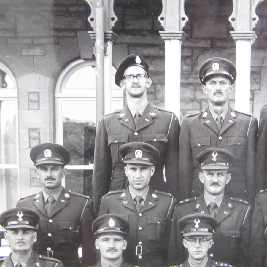 SADF Military college 1965 Officers photo with names