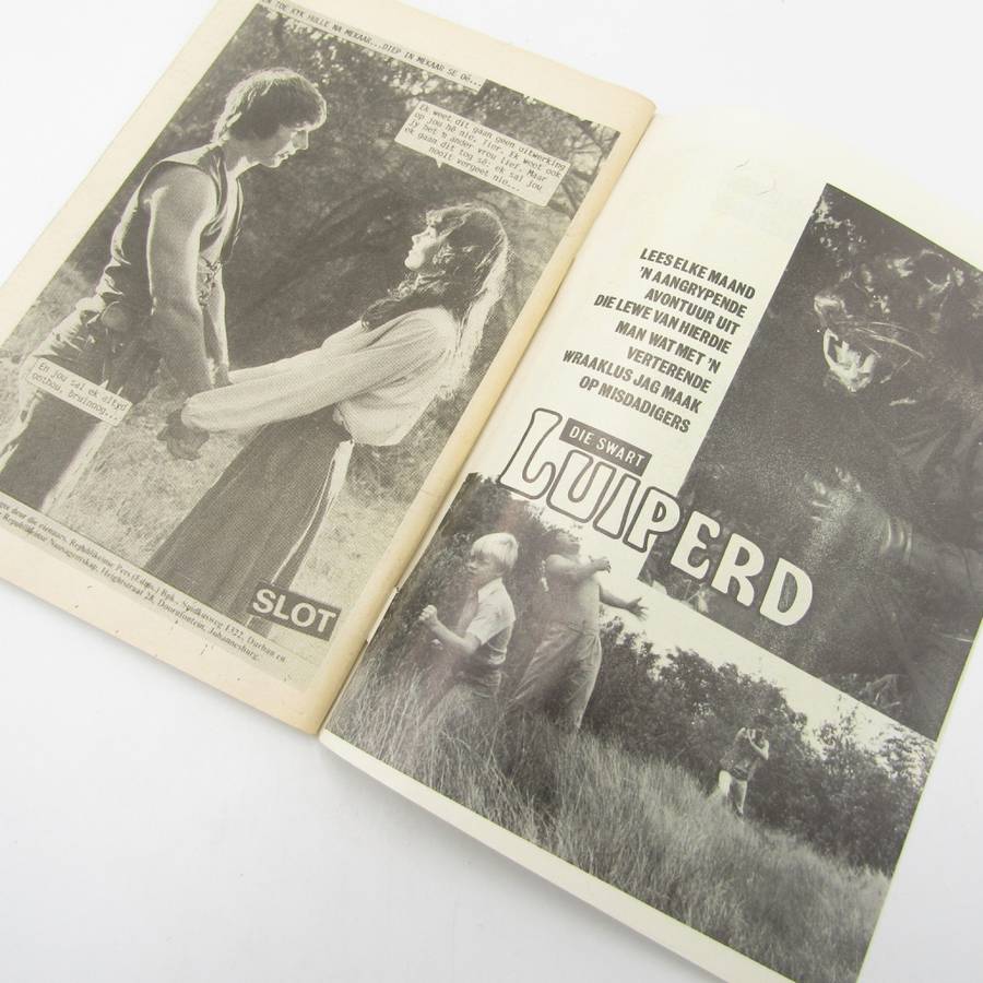 Die Wit Tier no 165 - Afrikaans photo comic book