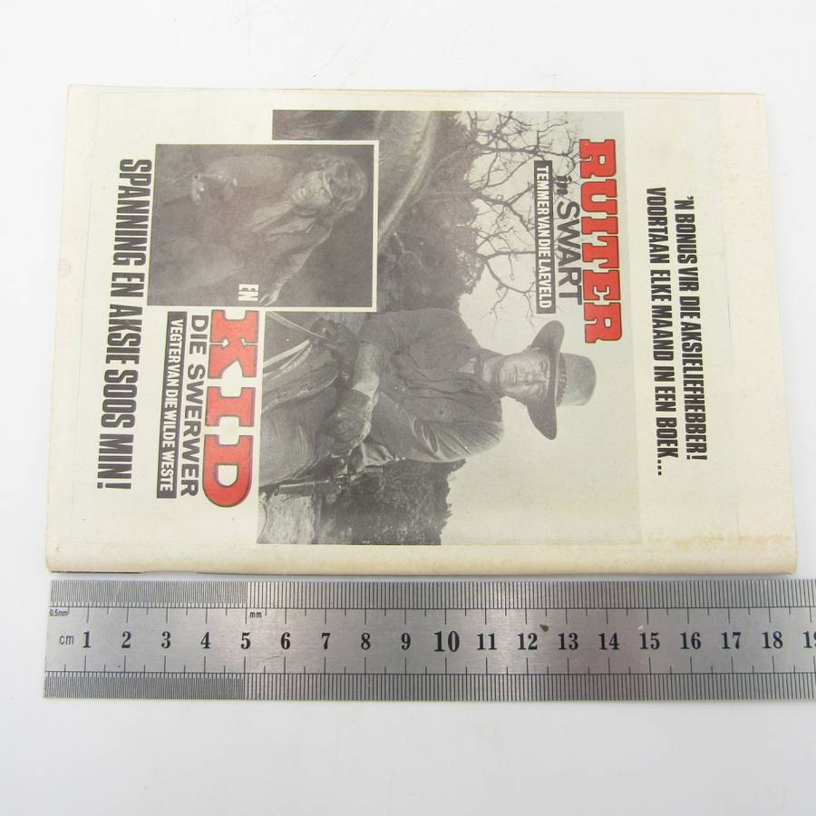 Die Wit Tier no 165 - Afrikaans photo comic book