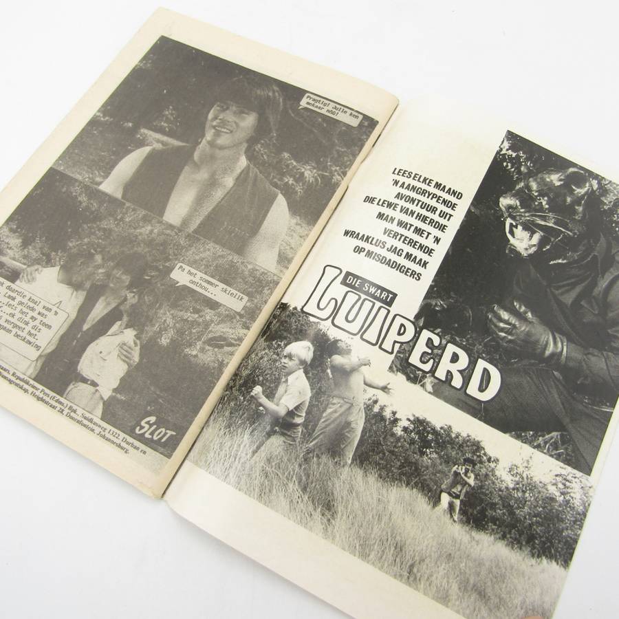 Die Wit Tier no 184 - Afrikaans photo comic book