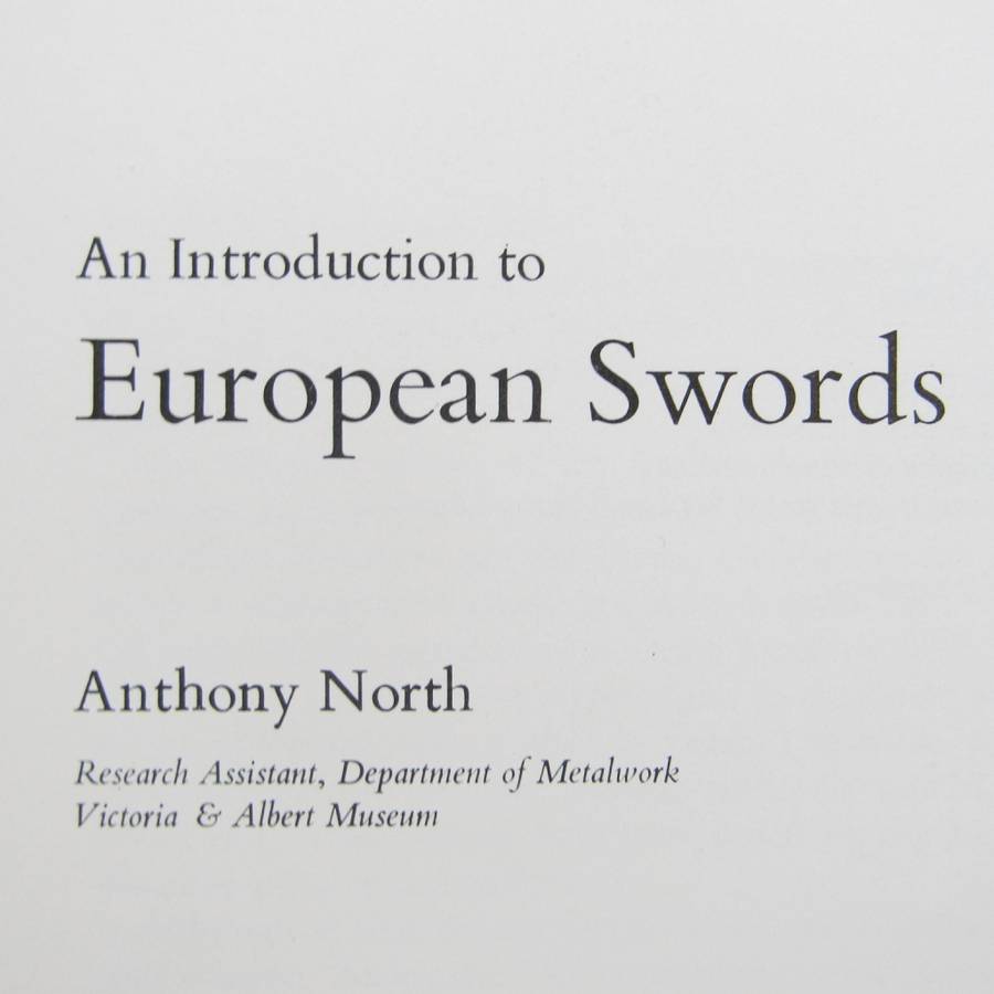 European Swords by Anthony North