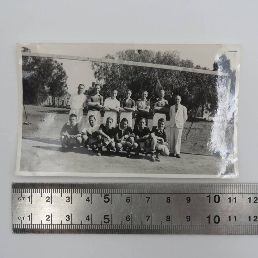 1935 photo of the Ramblers soccer club team