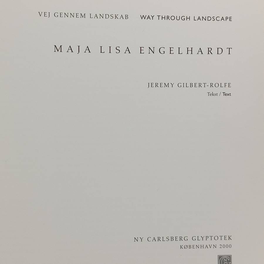 Maja Lisa Engelbrecht art exhibition books