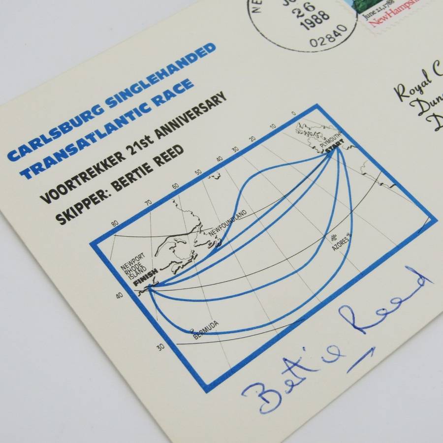 Carlsburg Singlehanded Transatlantic Race cover - `voortrekker` 21st Anniversary  June 1988
