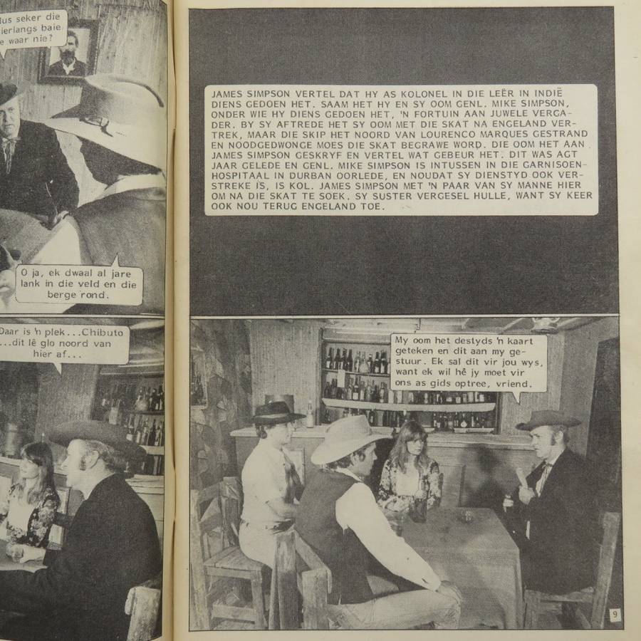 Die Swart Luiperd no 108 Afrikaans photo comic