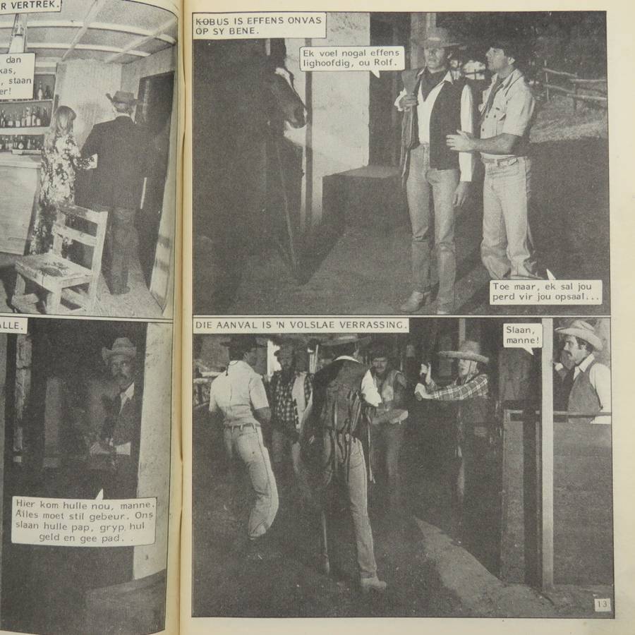 Die Swart Luiperd no 108 Afrikaans photo comic