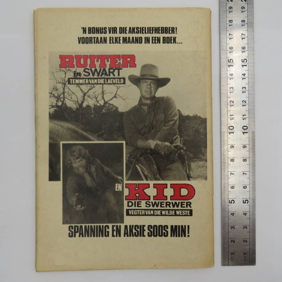 Die Wit Tier no 123 Afrikaans photo comic book