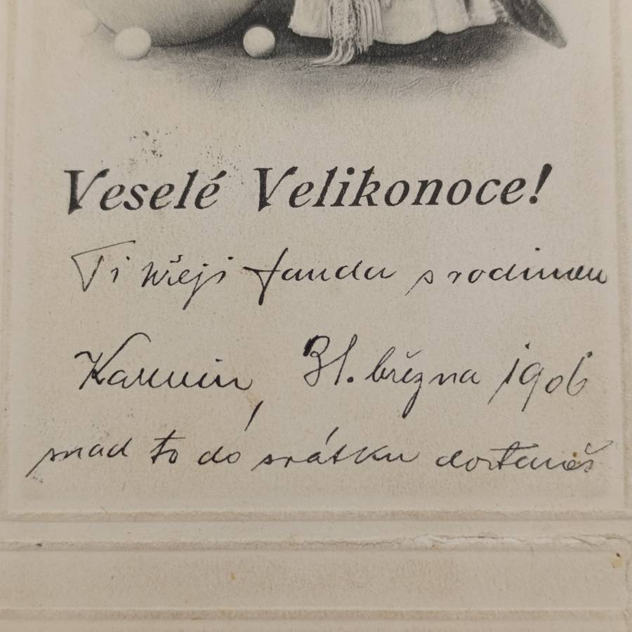 1906 Postcard from Switzerland to Maitland, South Africa - with 10 Heller stamp - one side torn