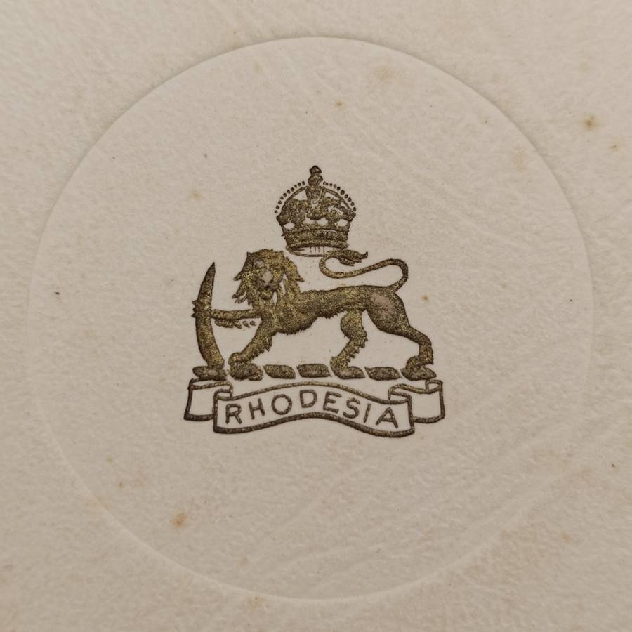 WW2 Southern Rhodesia Staff Corps Christmas Greetings card