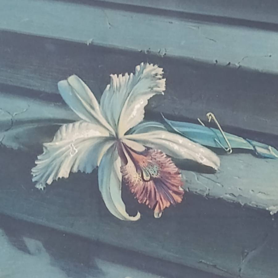 Vintage Tretchikoff print in frame with glass - 66cm x 61cm