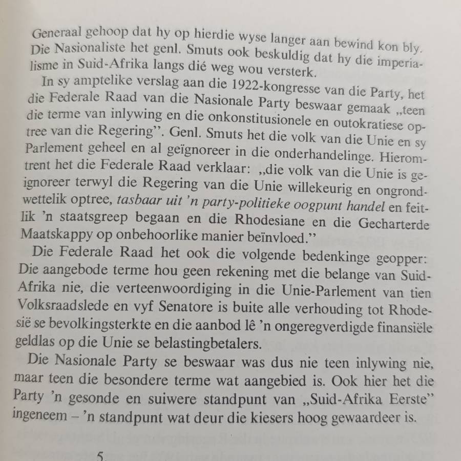 Die Nasionale Party van Suid-Afrika 1914-1964 by M.P.A - Malan