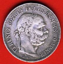 Austro-Hungarian Crown (Silver Five Korona 1900)