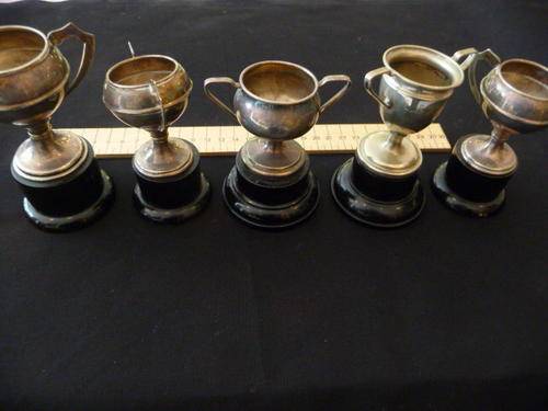 Lot of 5 EPNS Trophys - L Viljoen - You bid per piece to take all