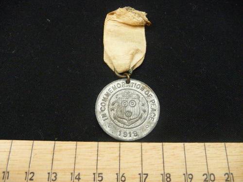 In Commemoration of Peace 1919 Medal