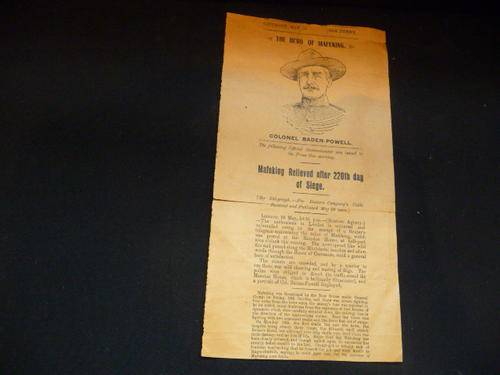 Scriptiology - Second Boer War News - The Hero of Mafeking