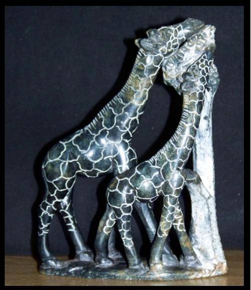African artwork made from a special stone