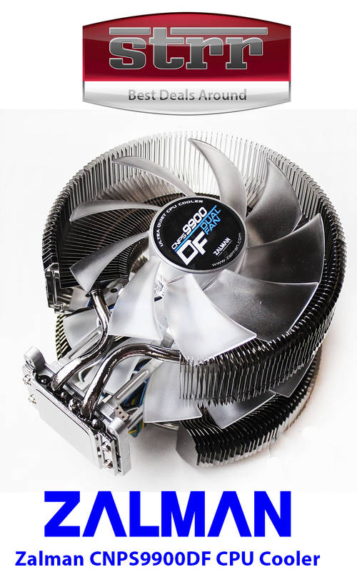 *** BRAND NEW *** Zalman CNPS9900DF CPU Cooler *** Dual Fans *** 4 Available ***