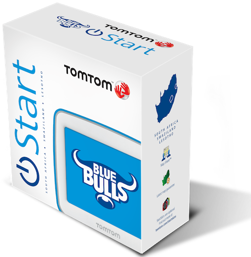 *** TomTom Blue Bulls START Touch Screen Automotive GPS *** BRAND NEW ***