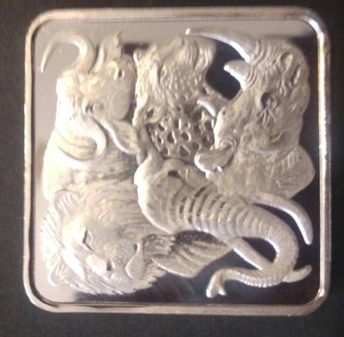 1OZ Silver bar (.999 % fine)