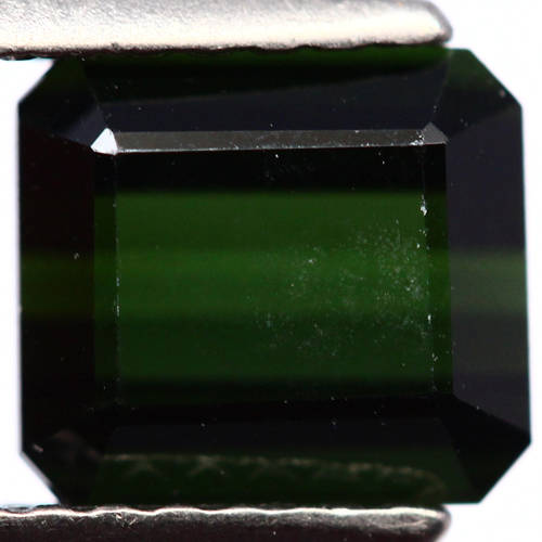 1.92cts Octagon Cut Deep Green Natural Tourmaline Nigeria