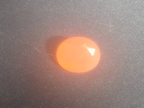 4.61cts Oval Cut Orange Natural Carnelian