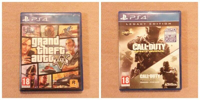 GTA V + COD Infinite Warfare - PS4 GAMES