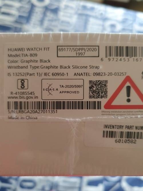 HUAWEI  Y9S AND WATCH FIT