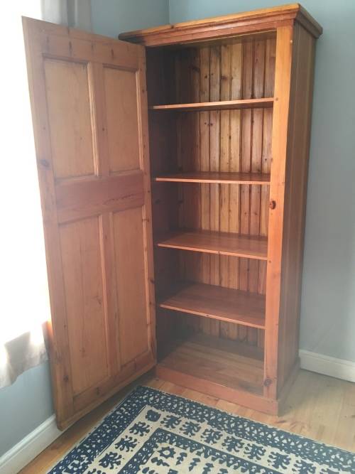Oregon pine koskas or linnen cupboard.