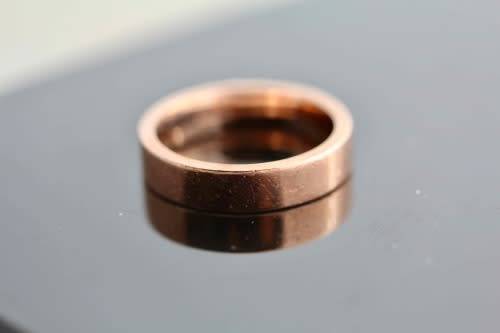 CHUNKY 9CT ROSE GOLD WEDDING BAND