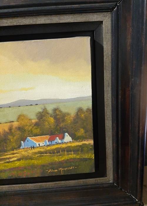 STUNNING FRAMED JOHAN MANEFELDT PAINTING