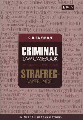Criminal Law Casebook / Strafregsakebundel (Paperback, 5th ed)(FREE-SHIPPING)