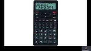 Sharp EL738 Black Advanced Financial Calculator (UNSEALED) - FREE SHIPPING