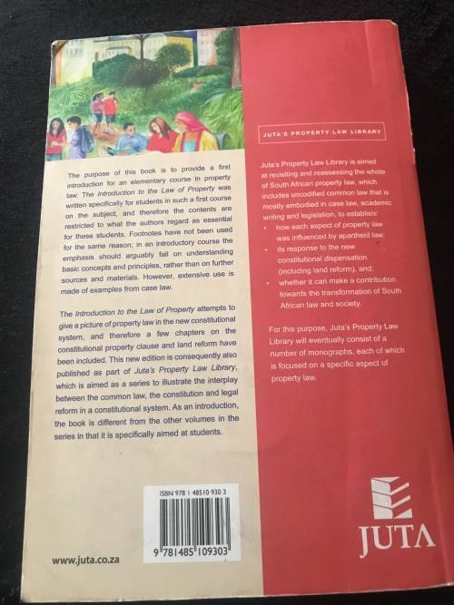 Introduction To The Law Of property 7e