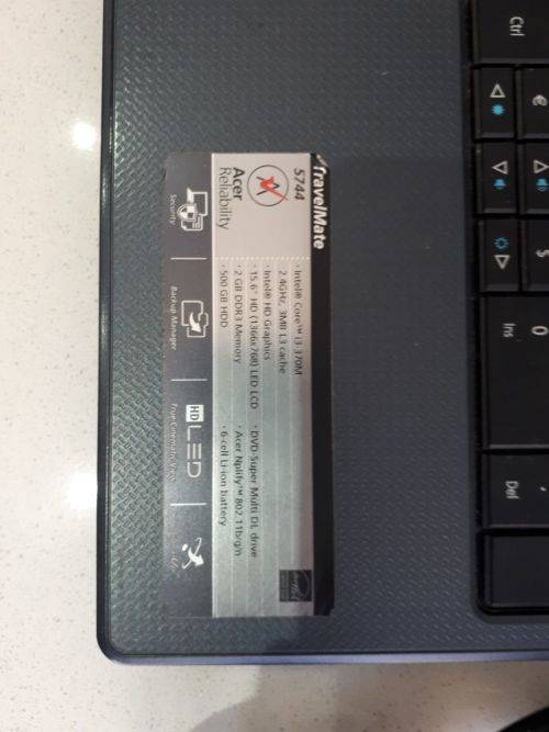 Acer Travelmate 5744