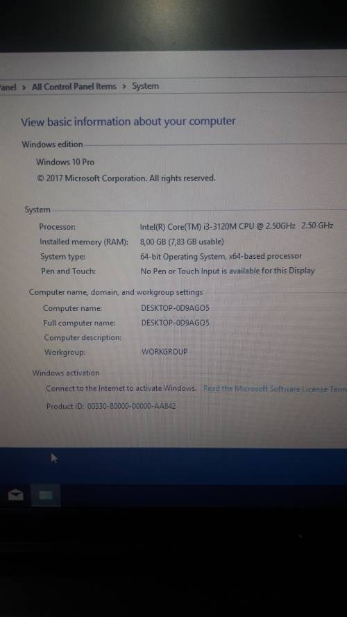 Lenovo i3 8GB