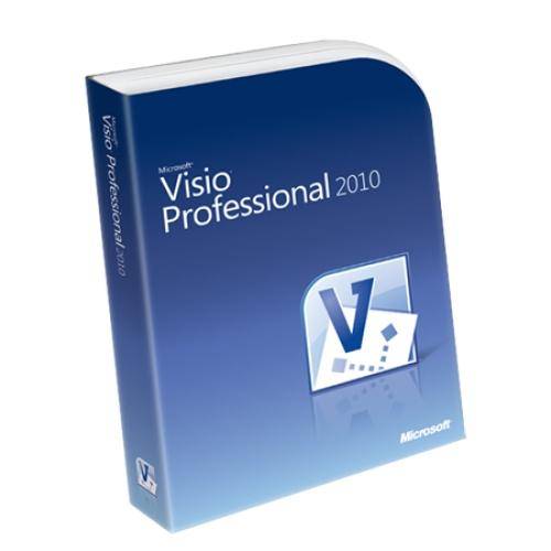 Visio 2010 Professional - Retail - DVD Pack, 32-Bit and 64-Bit Edition Media