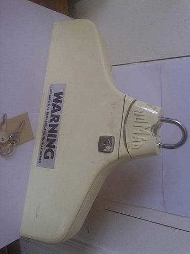 OUT-FOX STICKY FINGERS!! Vintage Nomad Safe - Shaped as a Coat hanger!!