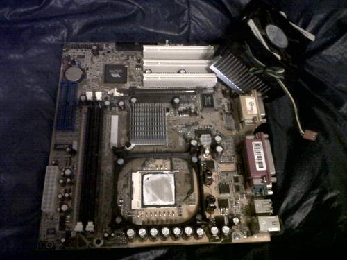 Intel Celeron 2 Ghz, TEAN TN2 94V-0 motherboard, & CPU Heatsink+Fan