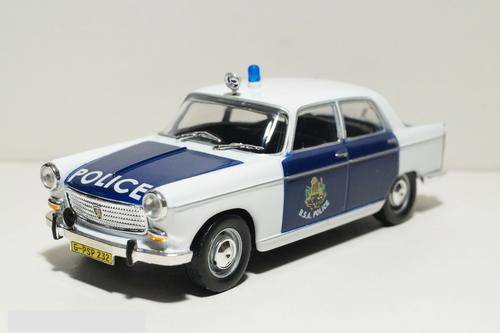 Peugeot 404 (1968) British Police of South Africa DeAgostini Scale 1:43 Diecast