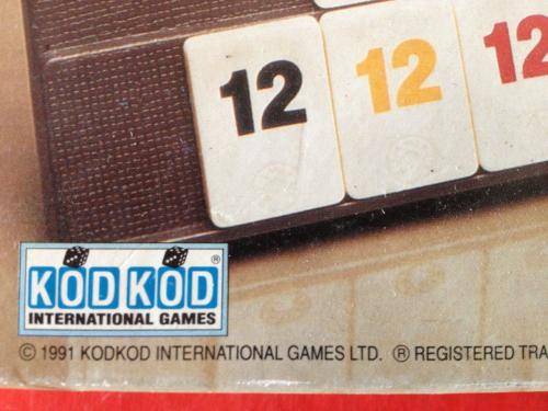 The Original Rummikub - Travel Edition - 1991 Kodkod International Games Ltd