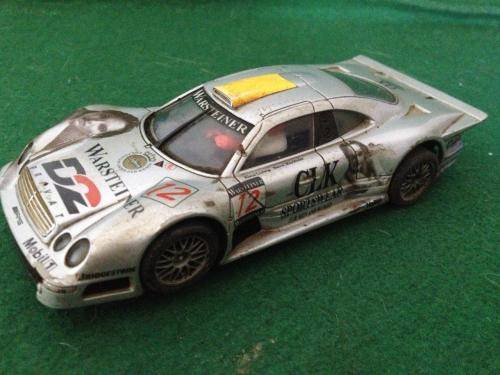 Ninco - Mercedes CLK Body + Chassis - Spares or Repair or Scenery - 1:32 Scale