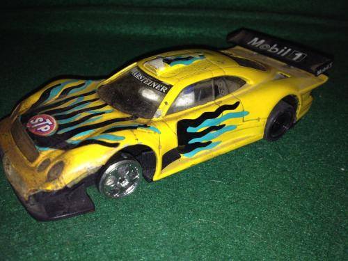 Ninco - Mercedes CLK Body + Chassis - Spares or Repair or Scenery - 1:32 Scale