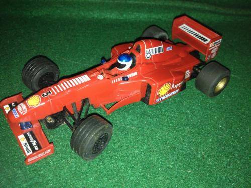 Ninco - Ferrari F1 Body + Chassis - Spares or Repair or Scenery - 1:32 Scale