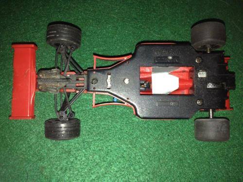 Ninco - Ferrari F1 Body + Chassis - Spares or Repair or Scenery - 1:32 Scale