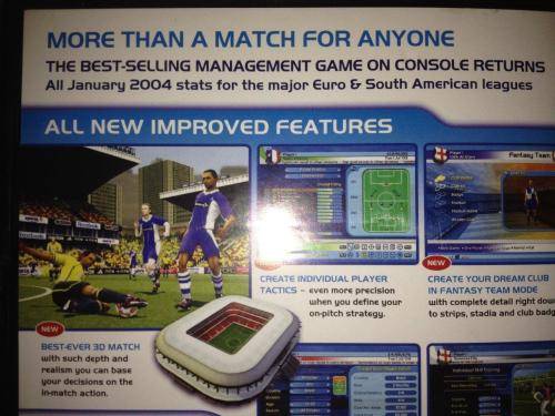 LMA Manager 2004 - Playstation 2 (PS2)
