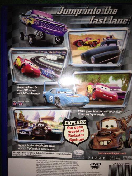 Disney Pixar Cars - Playstation 2 (PS2)